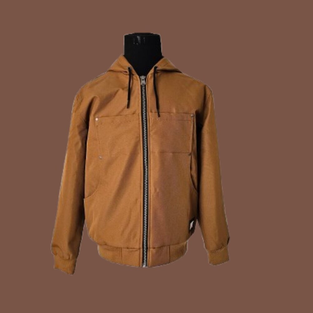 CATERPILLAR MEN'S WORK LIGHT HOODED JACKET - SZIE MEDIUM
